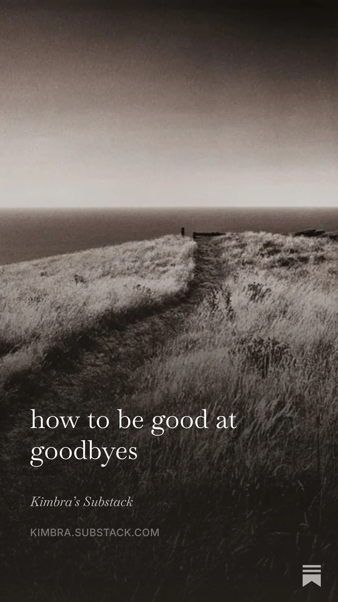 how to be good at goodbyes (Copy)
