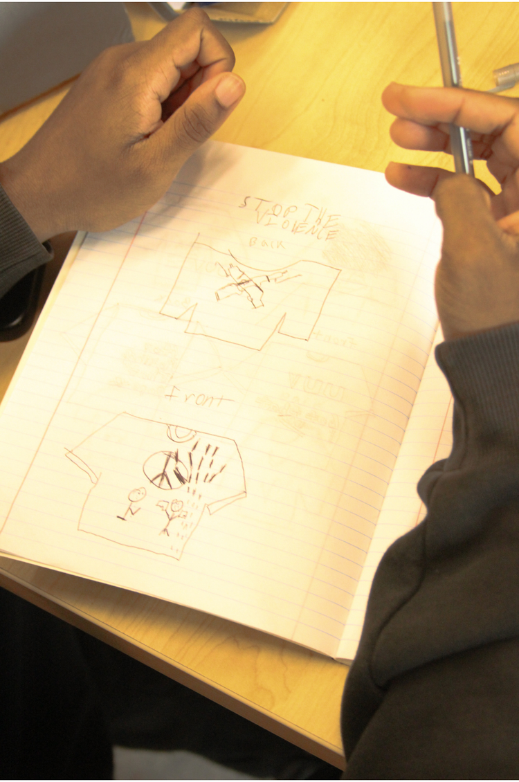 Youth creating brand and print design