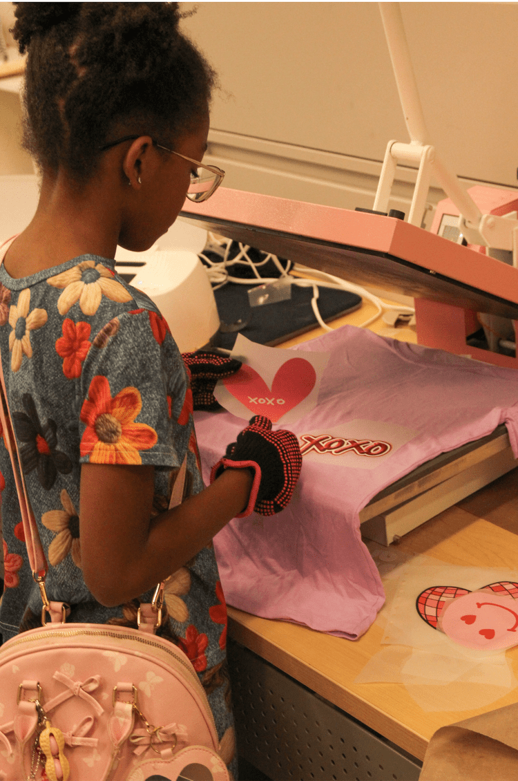 Custom shirts designed by youth