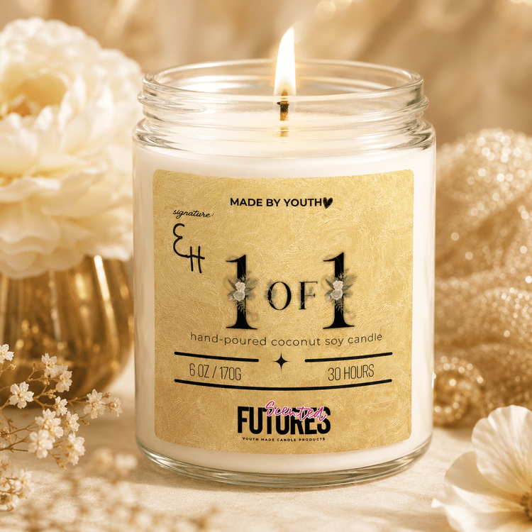 1 of 1 Scented Futures candle