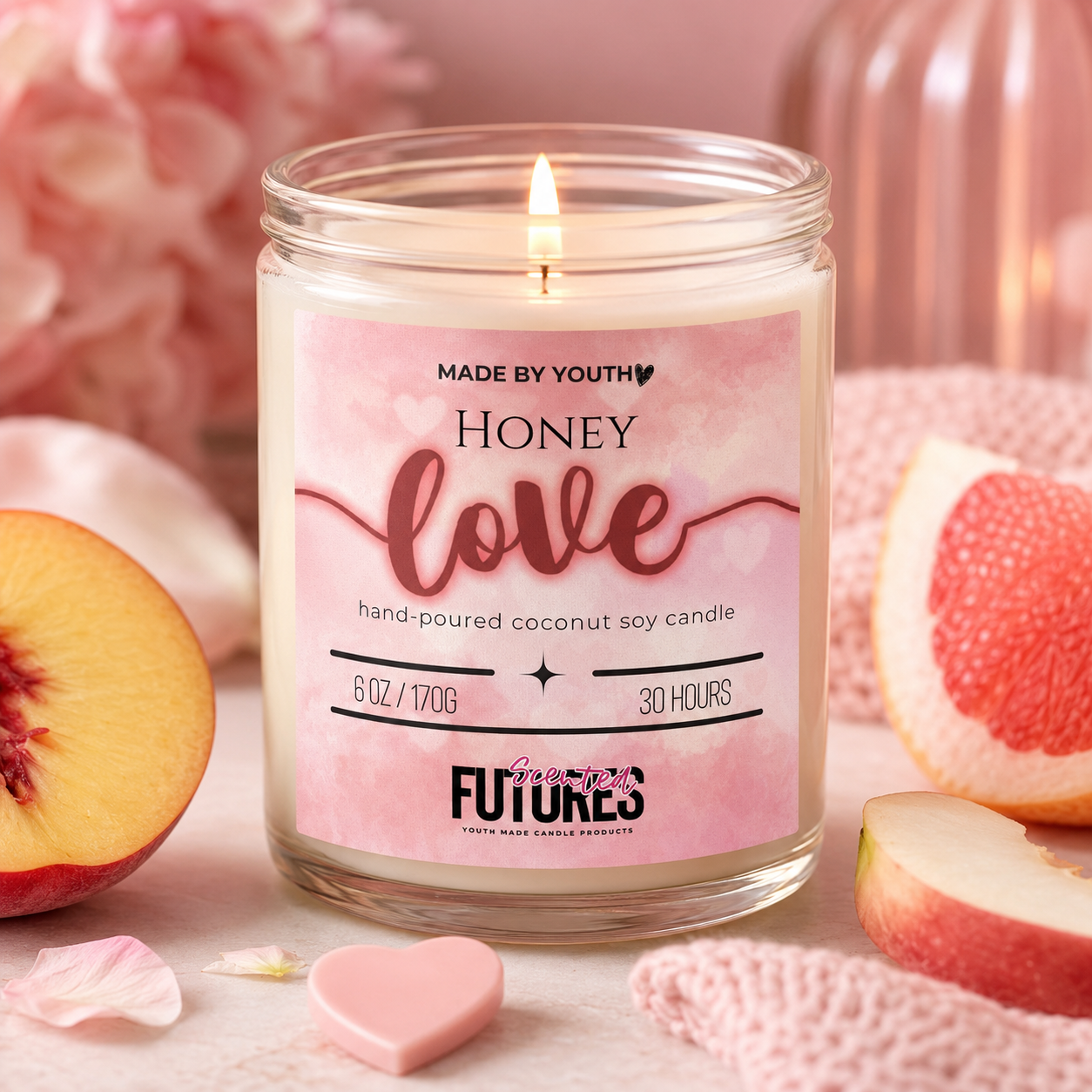 Honey Love Coconut Soy Candle