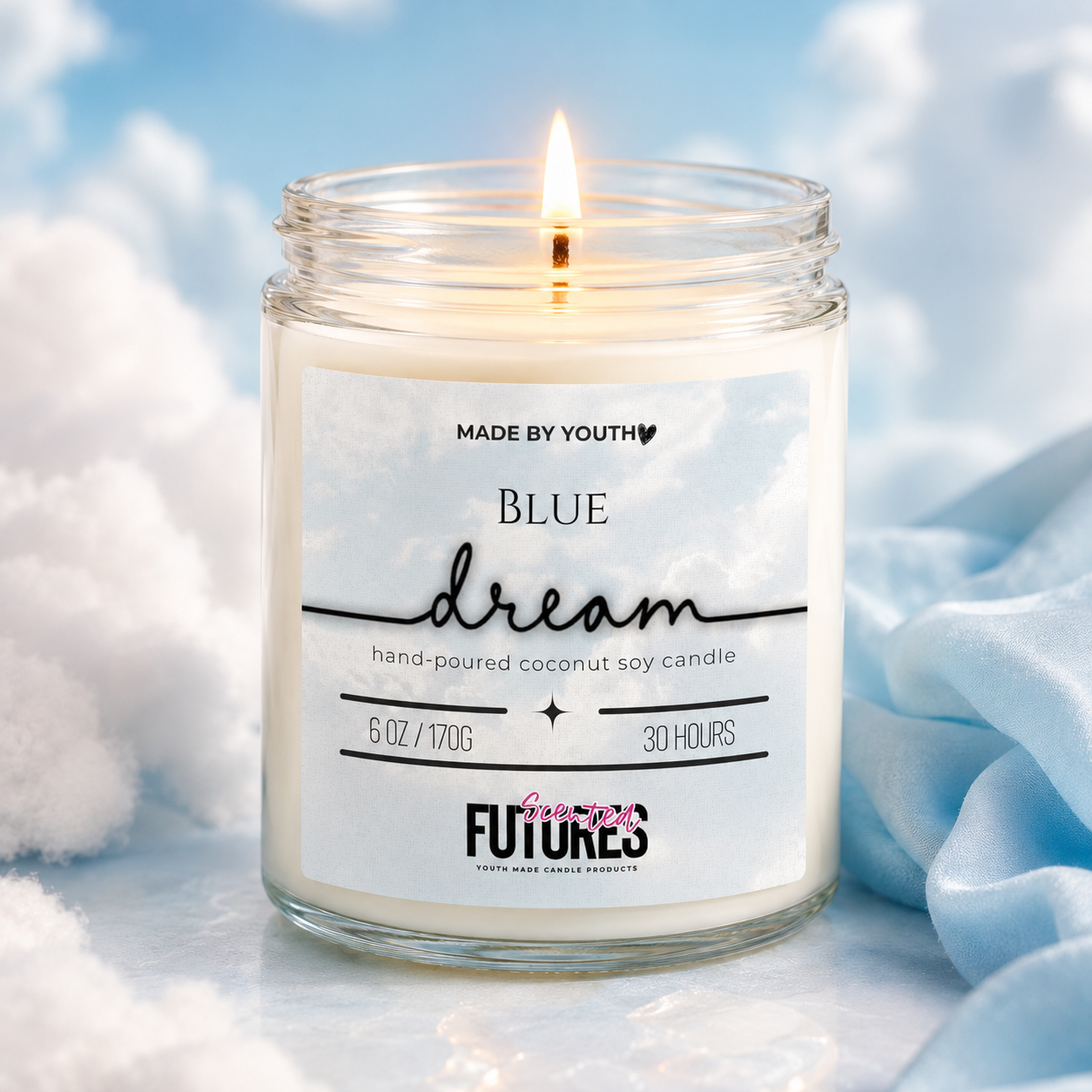 Blue Dreams Coconut Soy Candle
