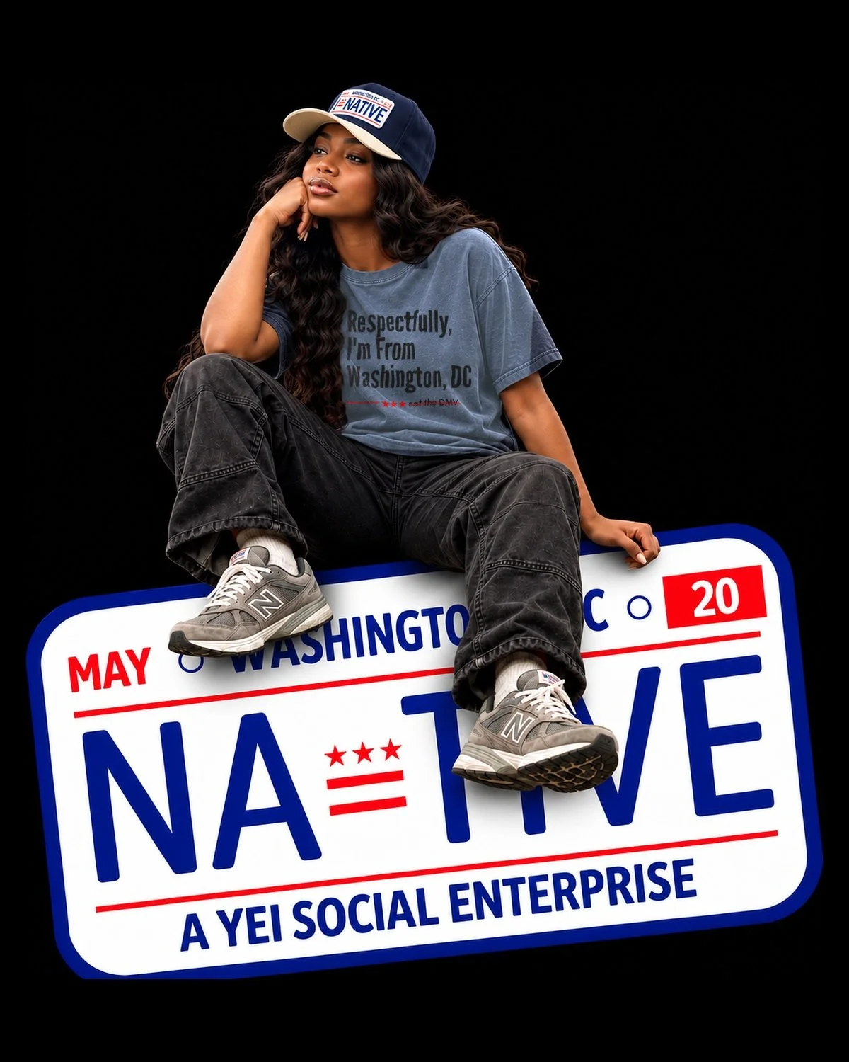04_lifestyle-woman_faded-navy__2026-10-21_BT_NativeDC_NRS-TS-01_respectfully-im-from-washington-dc-tee-faded-navy_lifestyle-plate-woman_CONCEPTUAL_1200x1500_v03-tpl_DRAFT_AI_MOCKUP.jpg