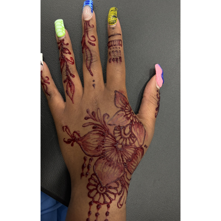 Truly Precious Henna pop-up setup