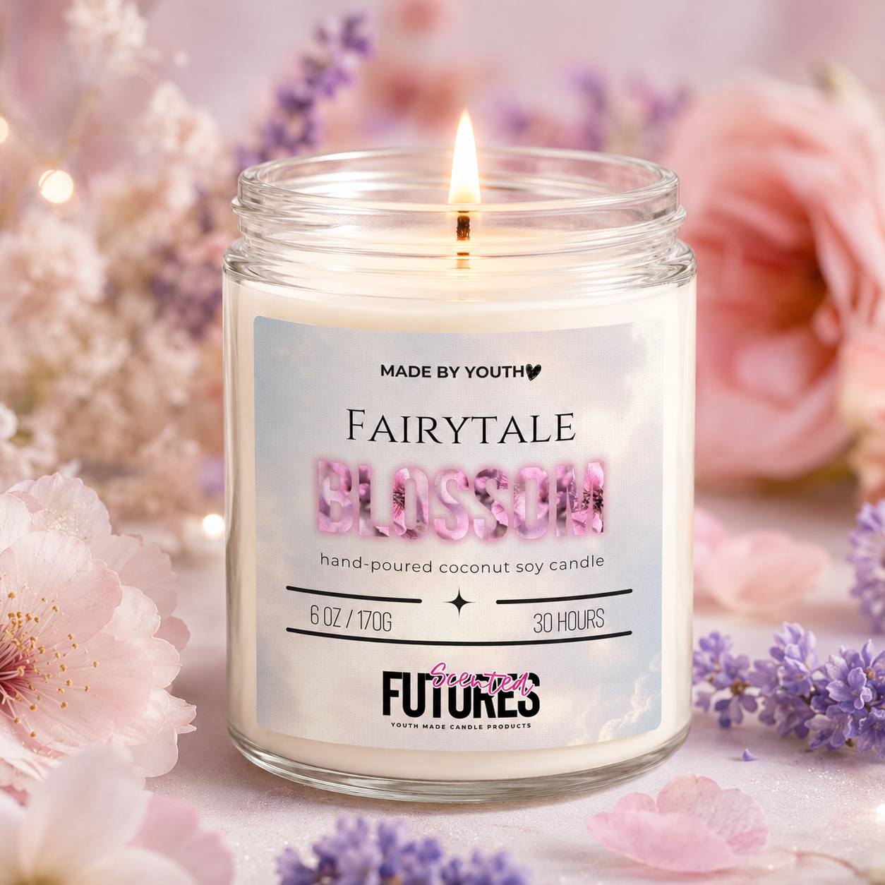 Fairytale Blossom Coconut Soy Candle