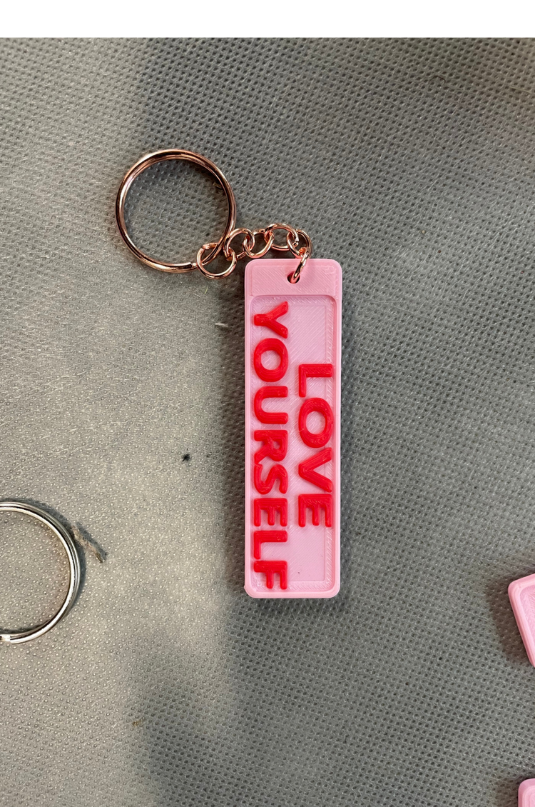 Laser cut keychains