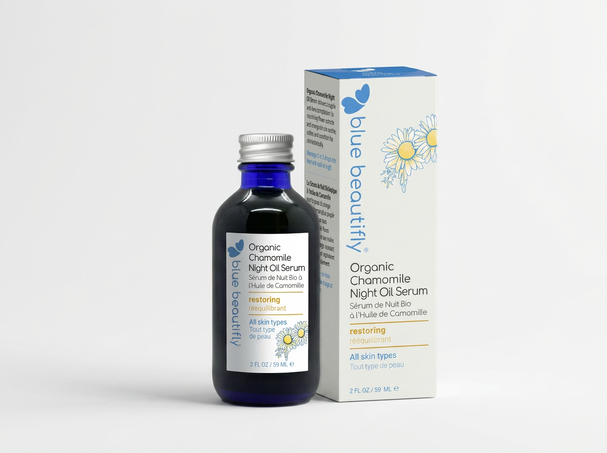 Blue Beautifly Organic Chamomile Night Oil Serum