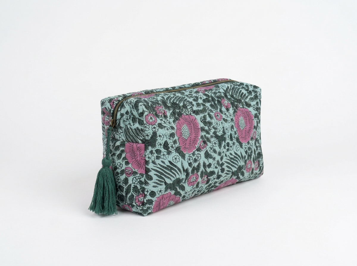 Quilted Toiletry Bag