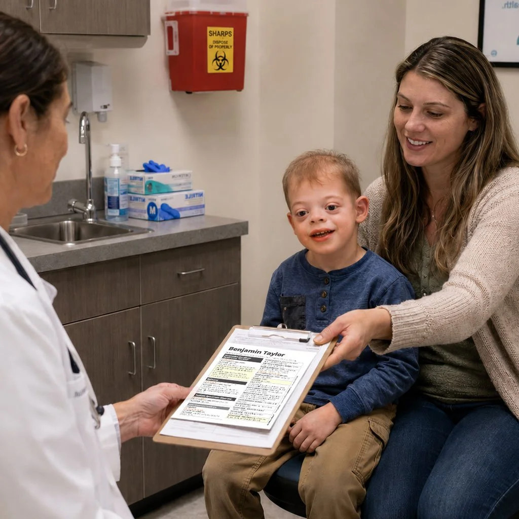 My Child at a Glance Snapshot Special Needs Children