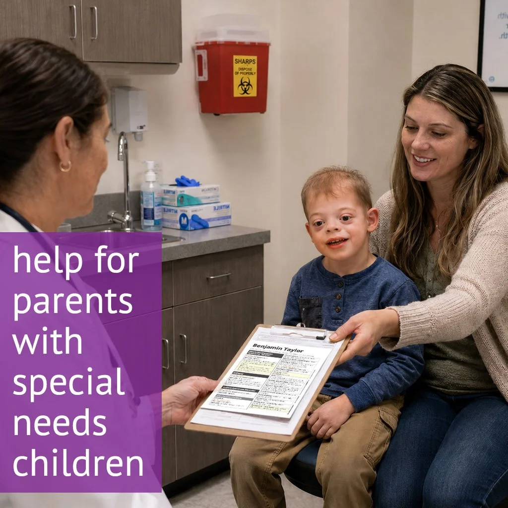 My Child at a Glance Snapshot Special Needs Resource