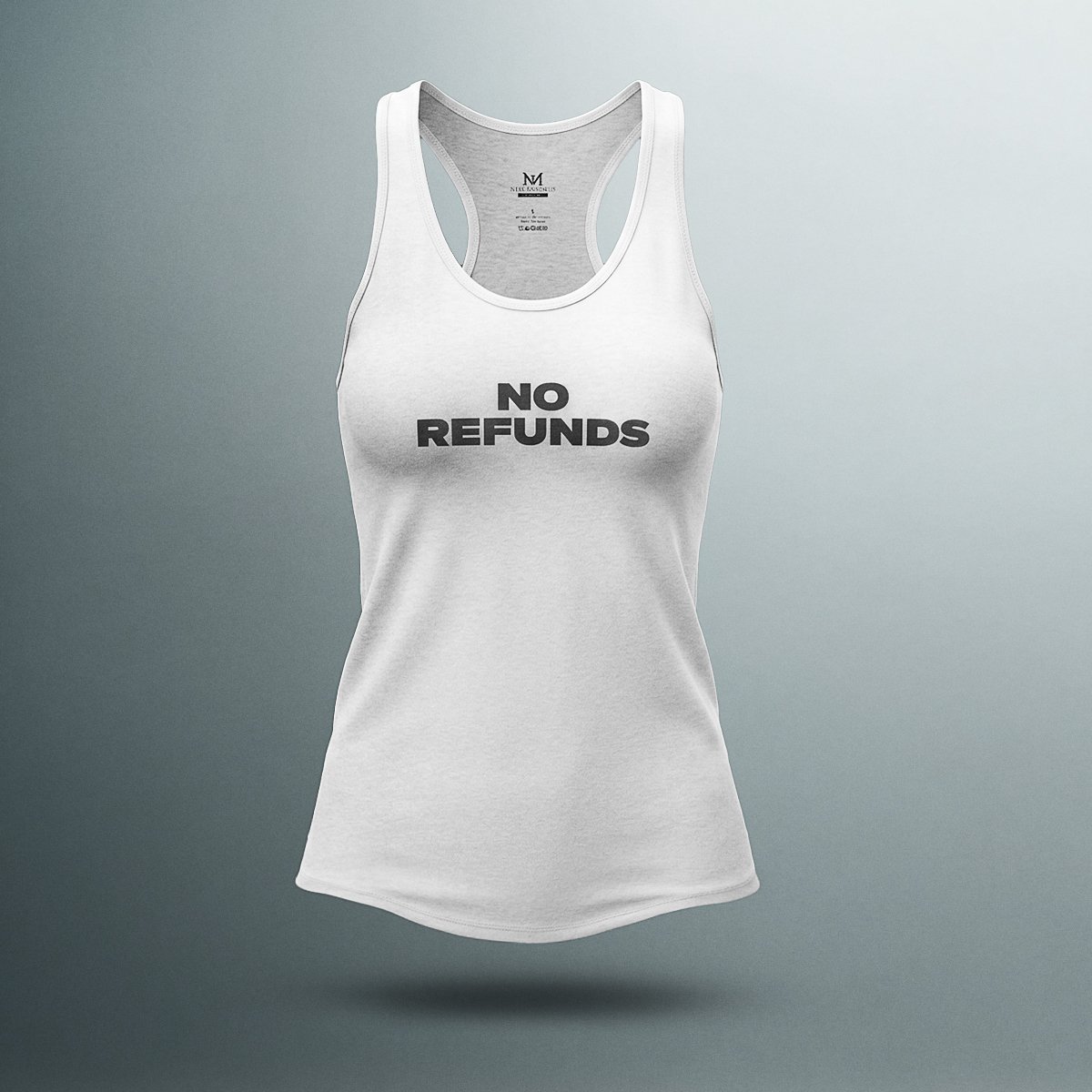 PR_CULT_NO_REFUNDS_Women's-Ideal-Racerback-Tank_WHT.jpg