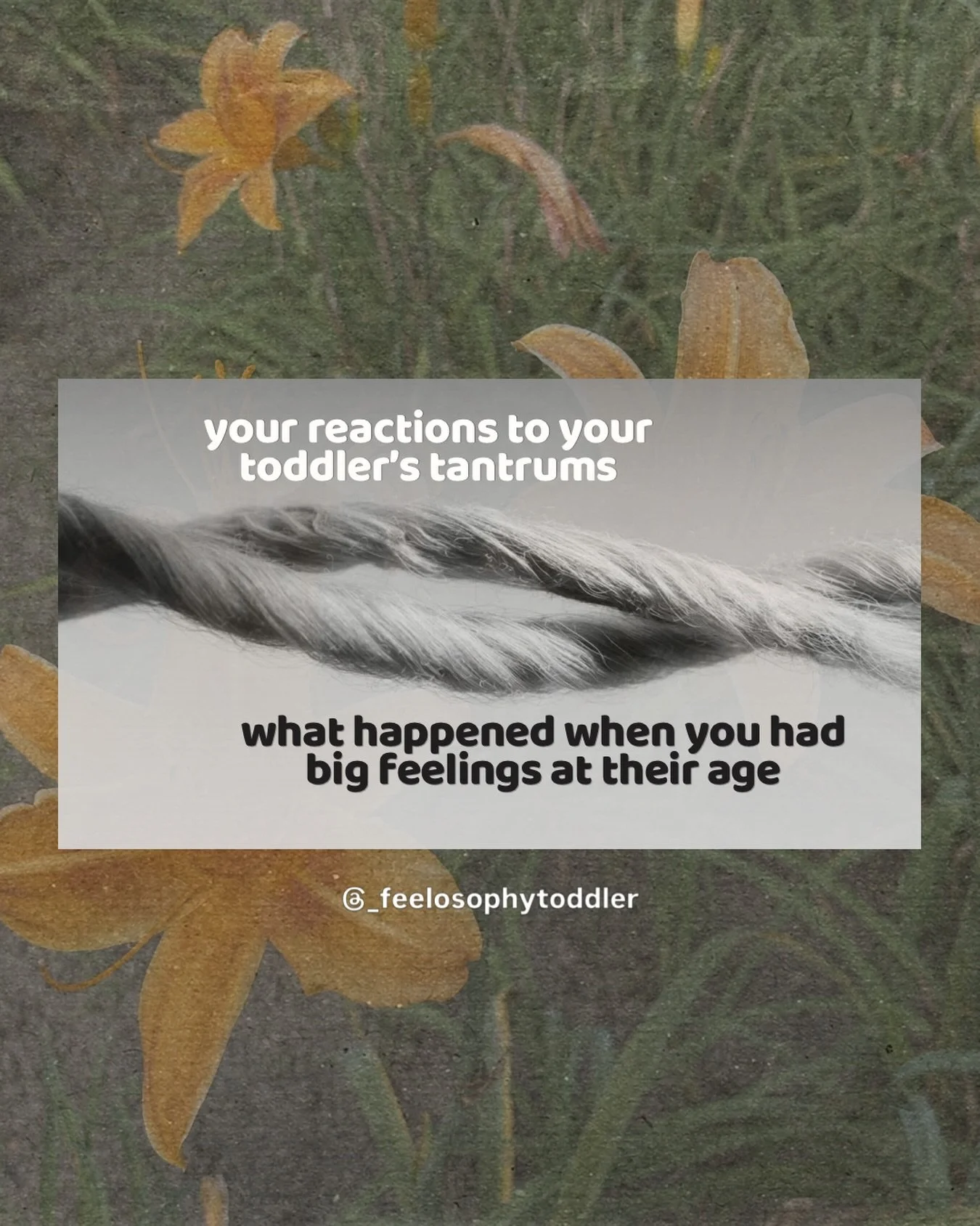 one of the keys to tantrums 🗝️

we get deeper into this in Big Feelings. 
comment FEEL if you want it (free)