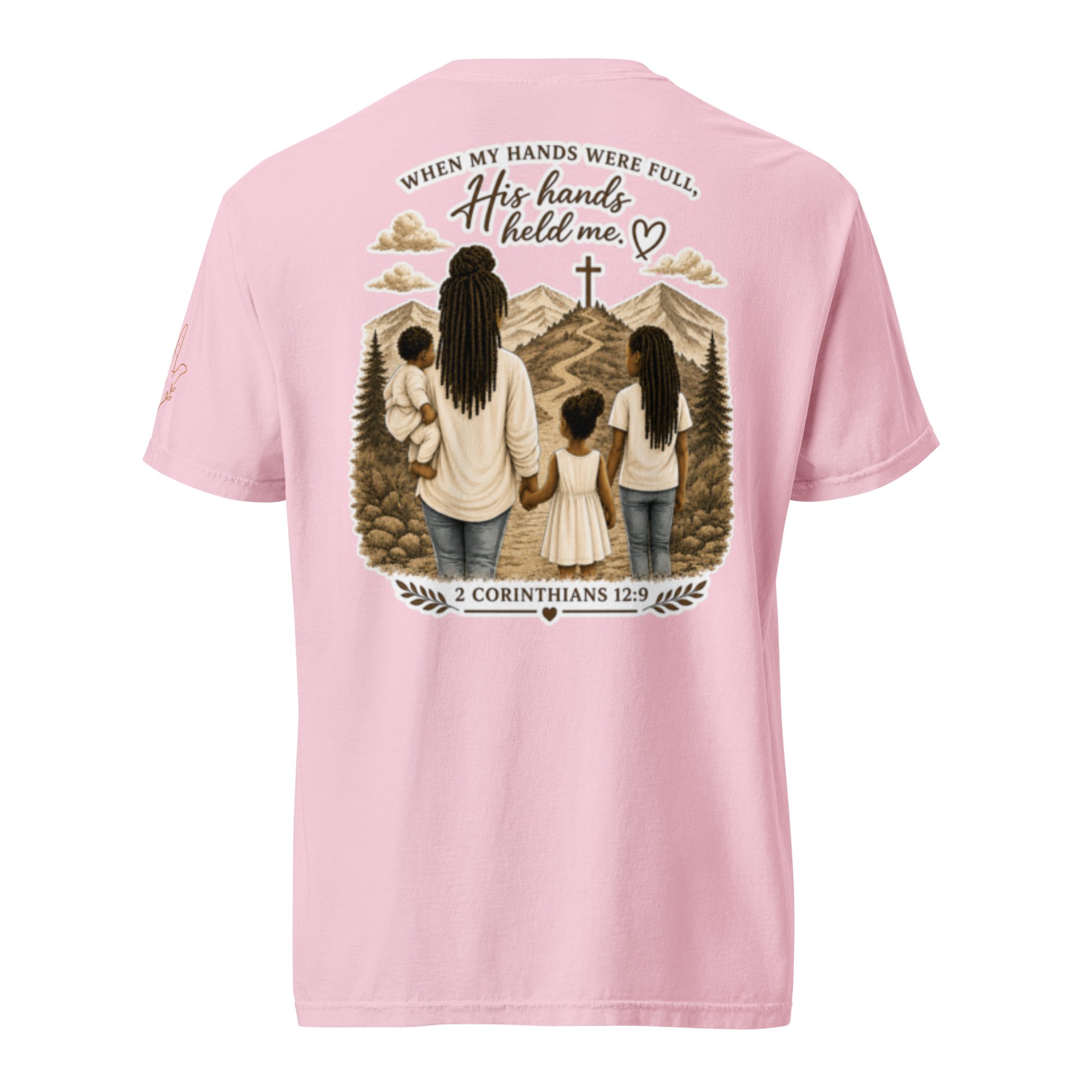 Held By Grace™ | When My Hands Were Full Unisex Tee / Blossom Portrait I