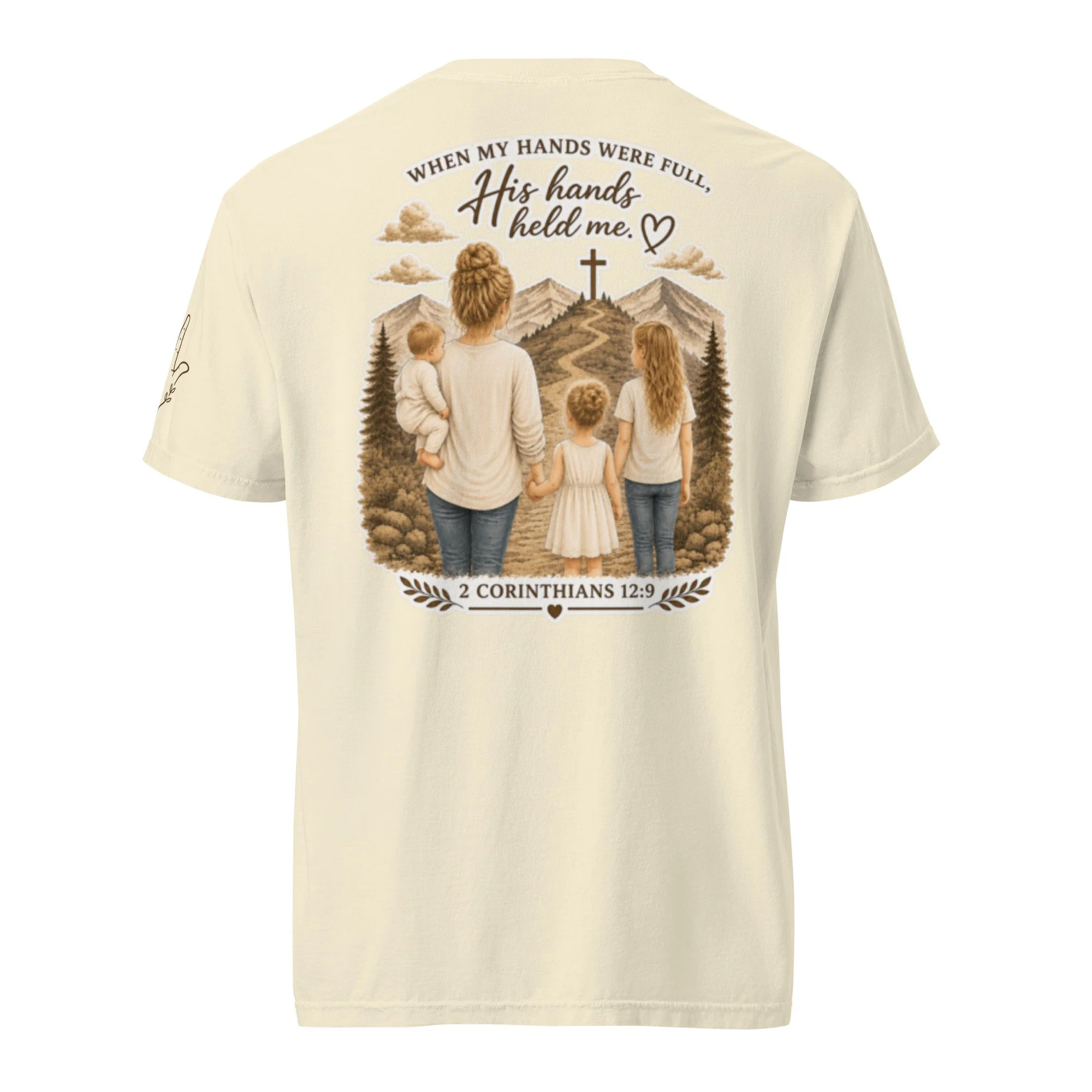 Held By Grace™ | When My Hands Were Full Unisex Tee / Ivory Portrait II