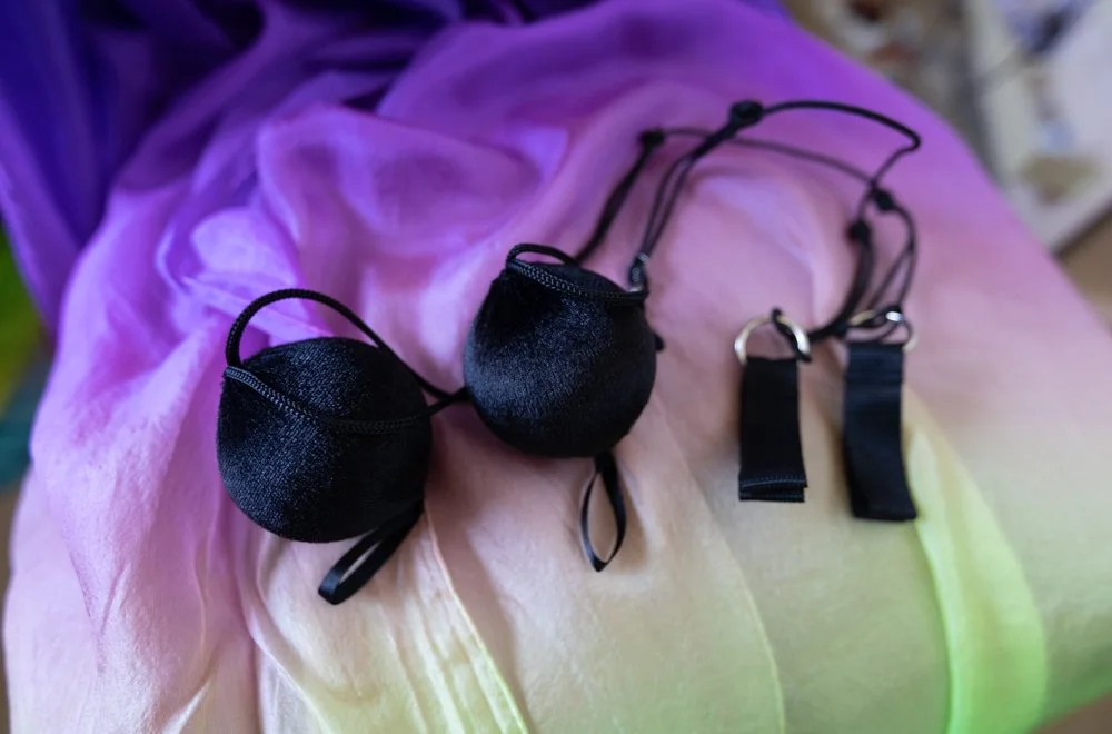 Poi Set for Silk Veils