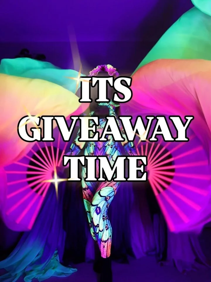🎊 GIVEAWAY TIME 🎊

To celebrate my upcoming collection drop and the launch of the studio series fans I&rsquo;m hosting an EPIC giveaway ✨

Enter for your chance to win..

🪭 A set of artisan custom gradient silk fans or wings - handmade in your cho