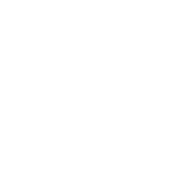 A white silhouette of a leafy branch on a black background.