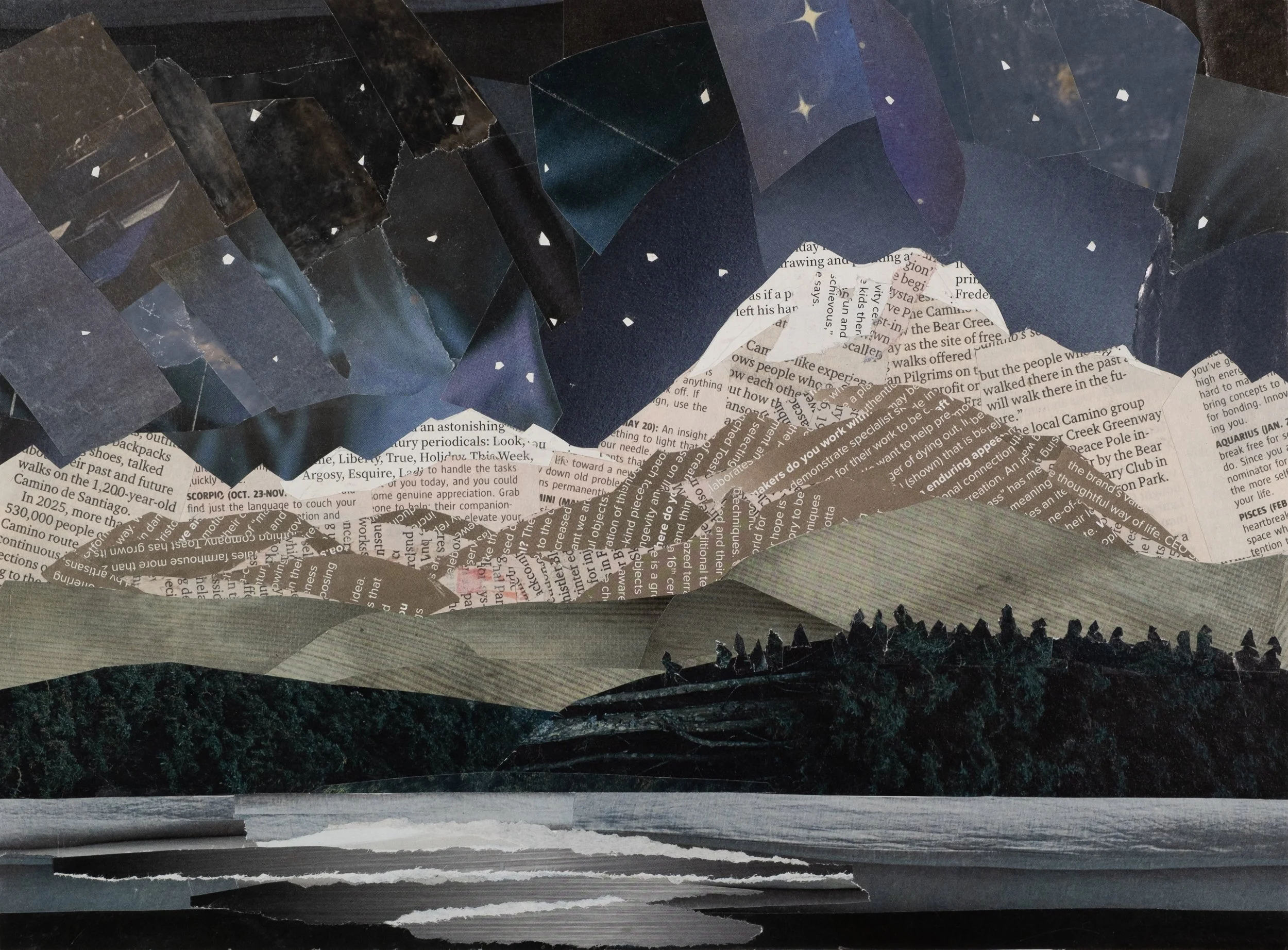 Olympics, clear night