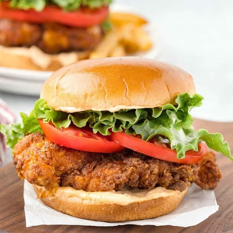 Deluxe Crispy Chicken Sandwich