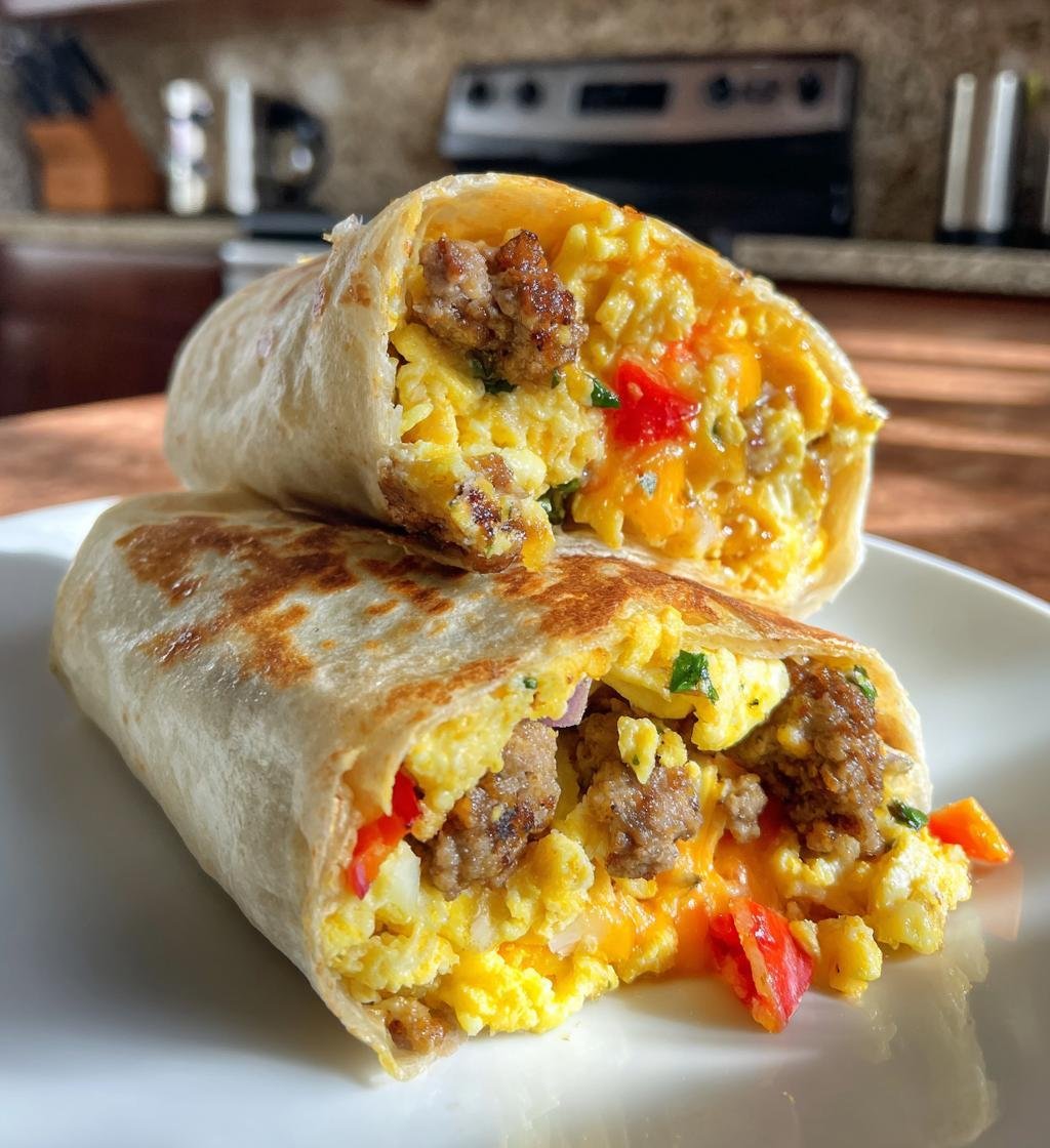 Gourmet Breakfast Burrito
