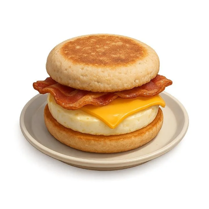 Bacon, Egg & Cheese Muffin Sandwich (Bagel / Croissant / Biscuit Options)