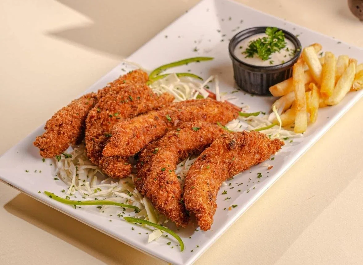 Crispy Golden Fish Strips
