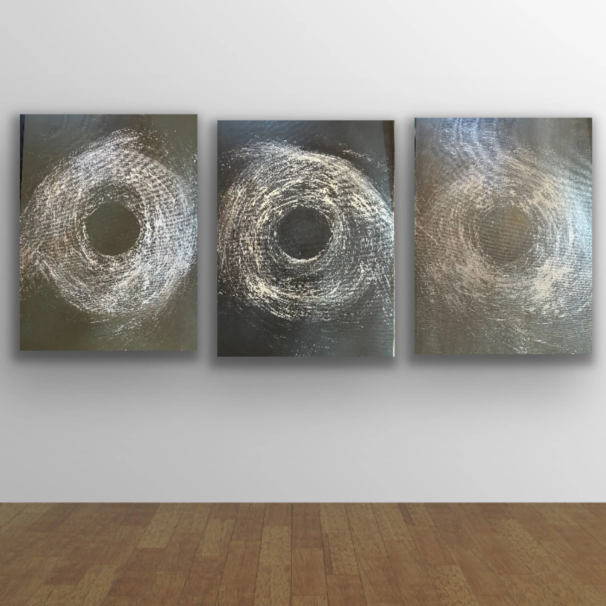 Tandos - Acrylic on canvas, Tryptich 100x70cm - €1000 each