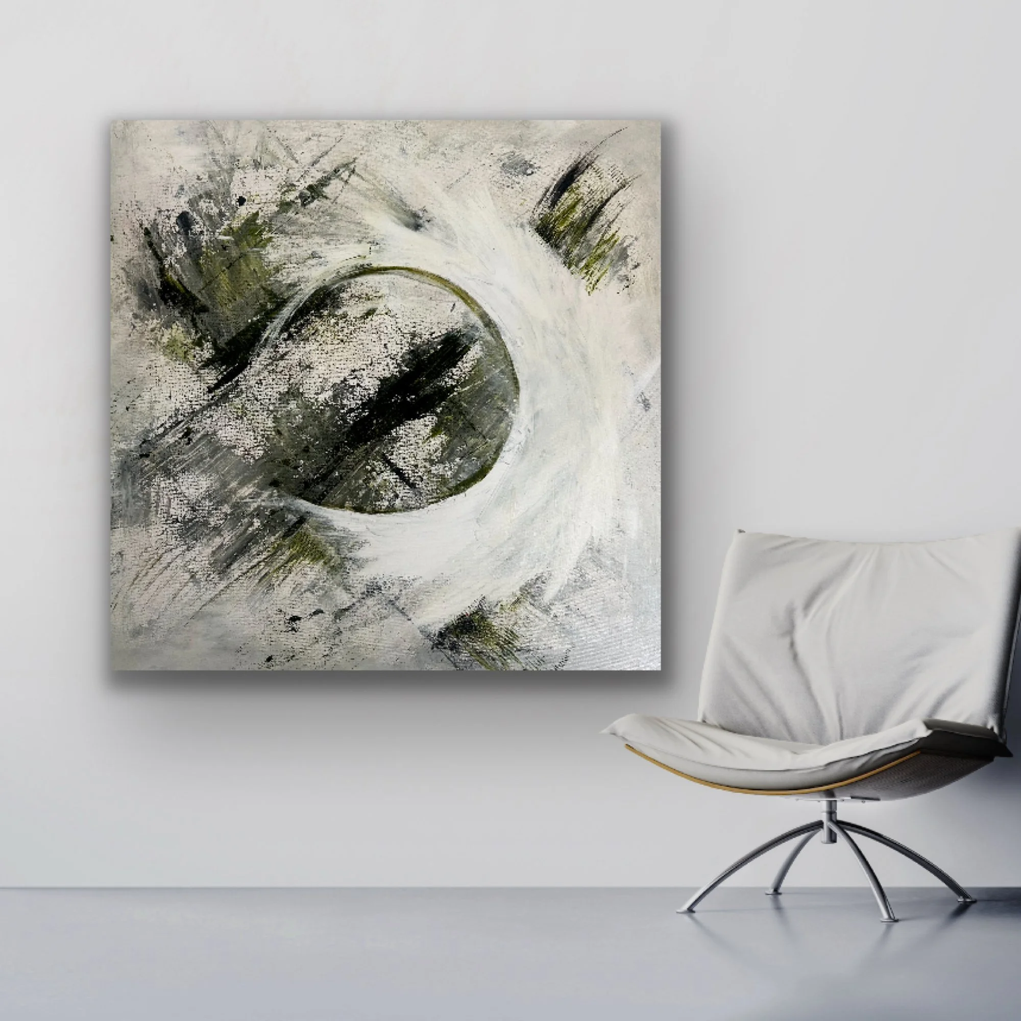 Aura - Acrylic on canvas, 80x80cm - €900