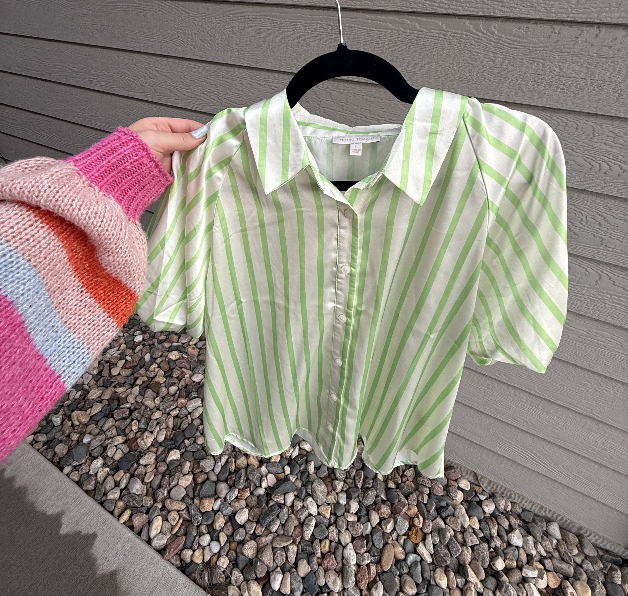 Electric Lime Blouse