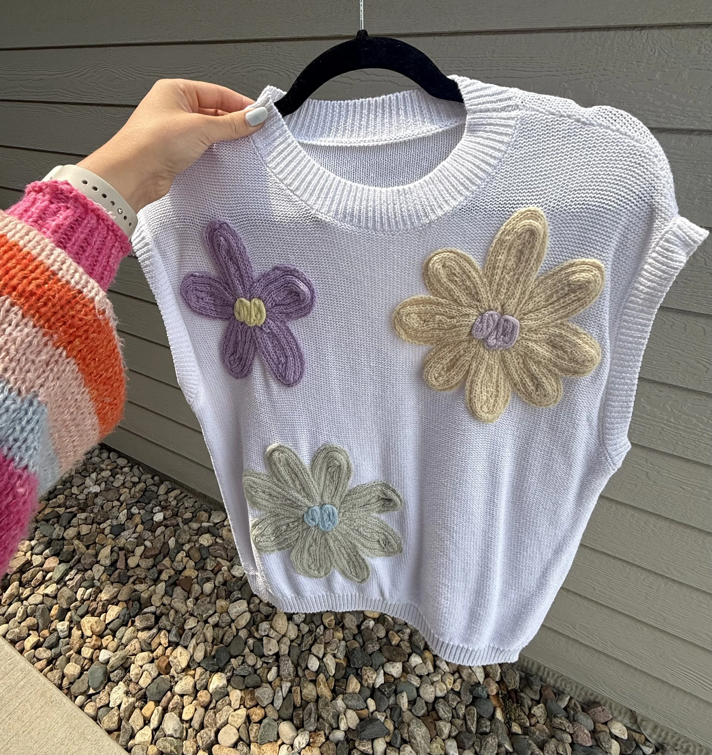 Floral Sweater Top