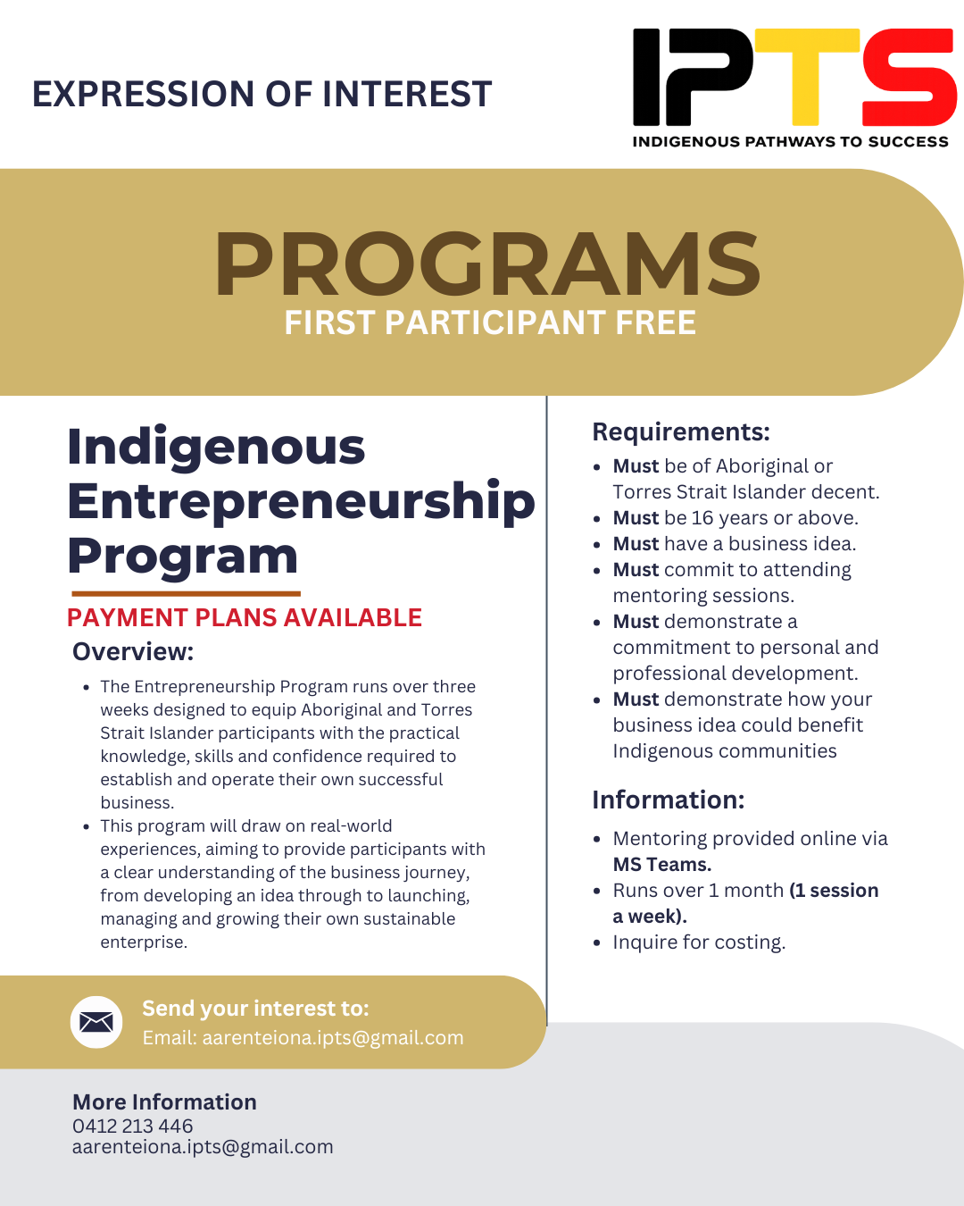 Indigenous Entrepreneurship Program