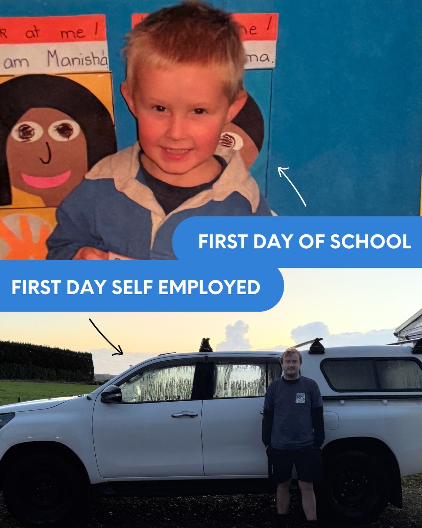 Our official day one of Ewing Plumbing. ❤️

It&rsquo;s funny how fast life moves. One minute you&rsquo;re starting Puni school, the next you&rsquo;re taking the biggest leap of your career.

Thanks to everyone who&rsquo;s encouraged me to back myself