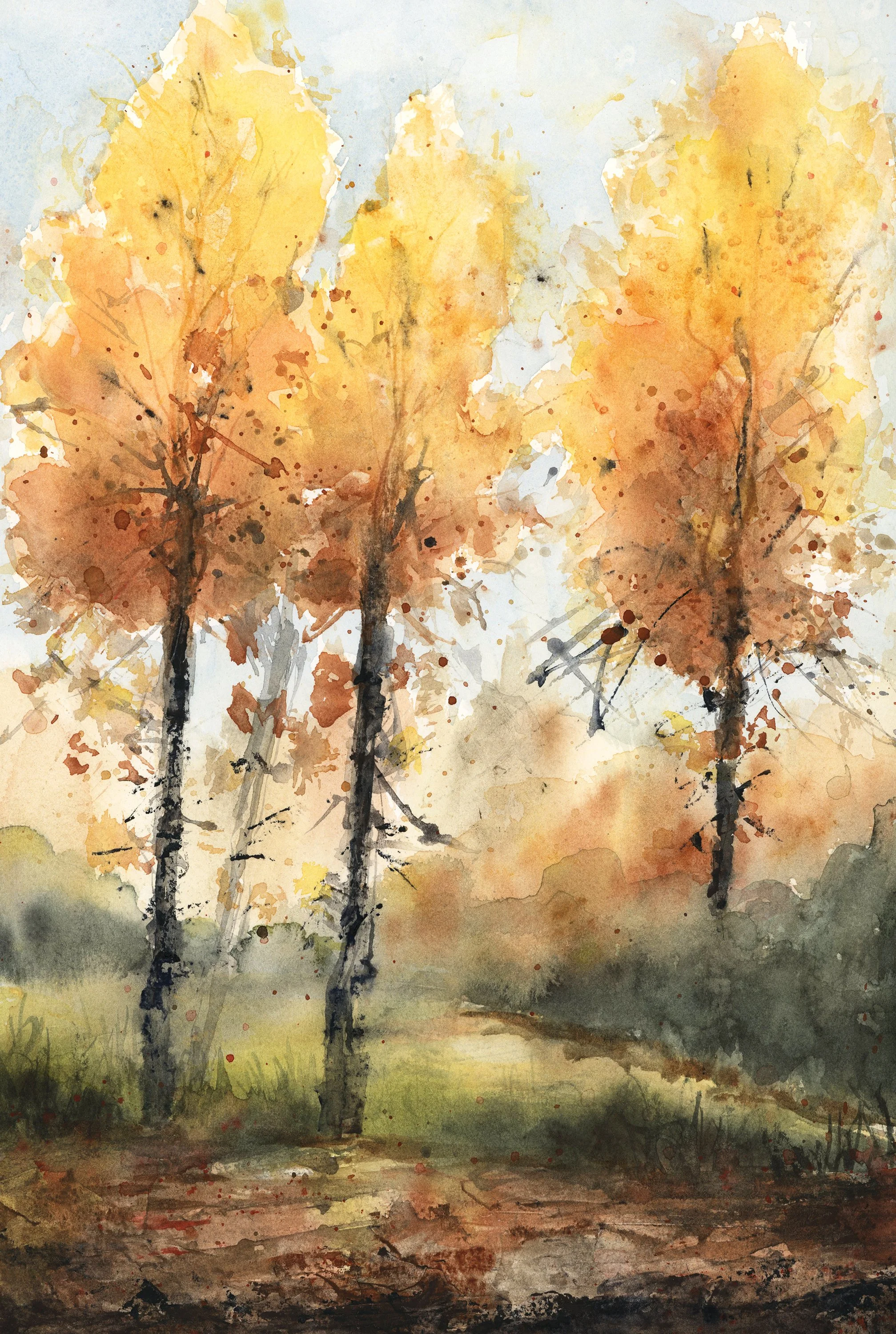 Class | The Magic of Expressive Imperfection — Watercolor Trees