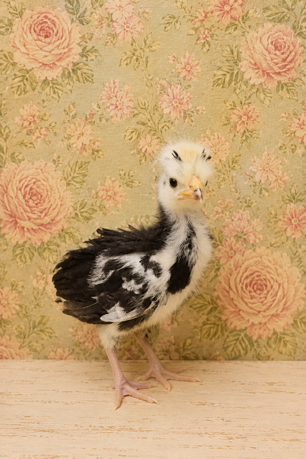"Wiggie"

White Crested Black Polish