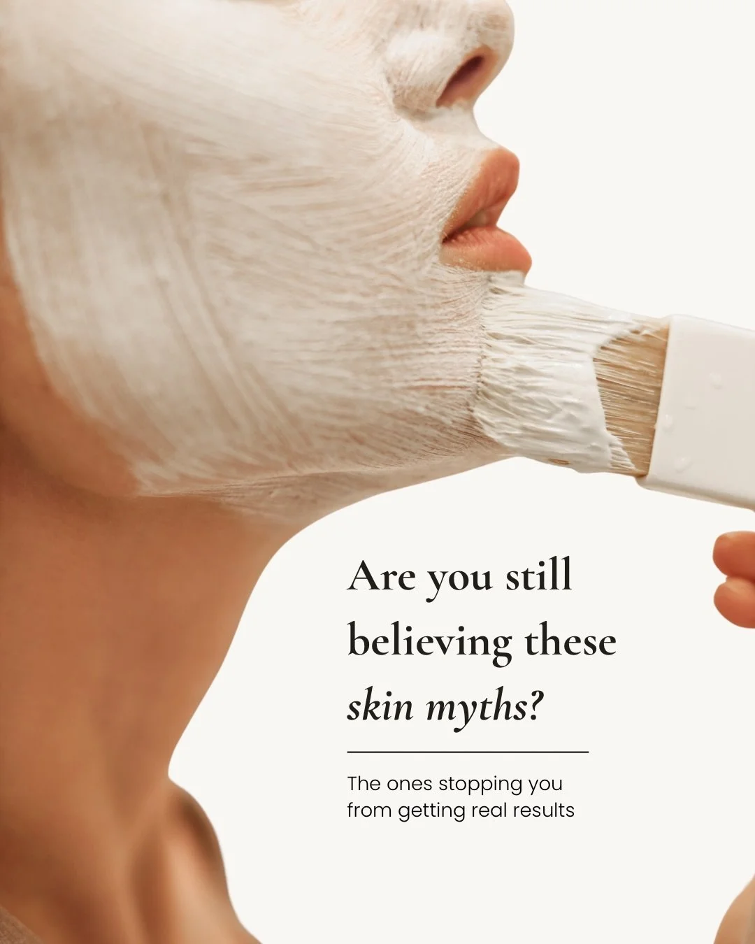 Not everything you&rsquo;ve heard about skincare is true.

Sometimes, the biggest thing standing between you and healthier skin is believing the wrong advice.

Swipe through as we debunk common skincare myths and explain what actually helps your skin