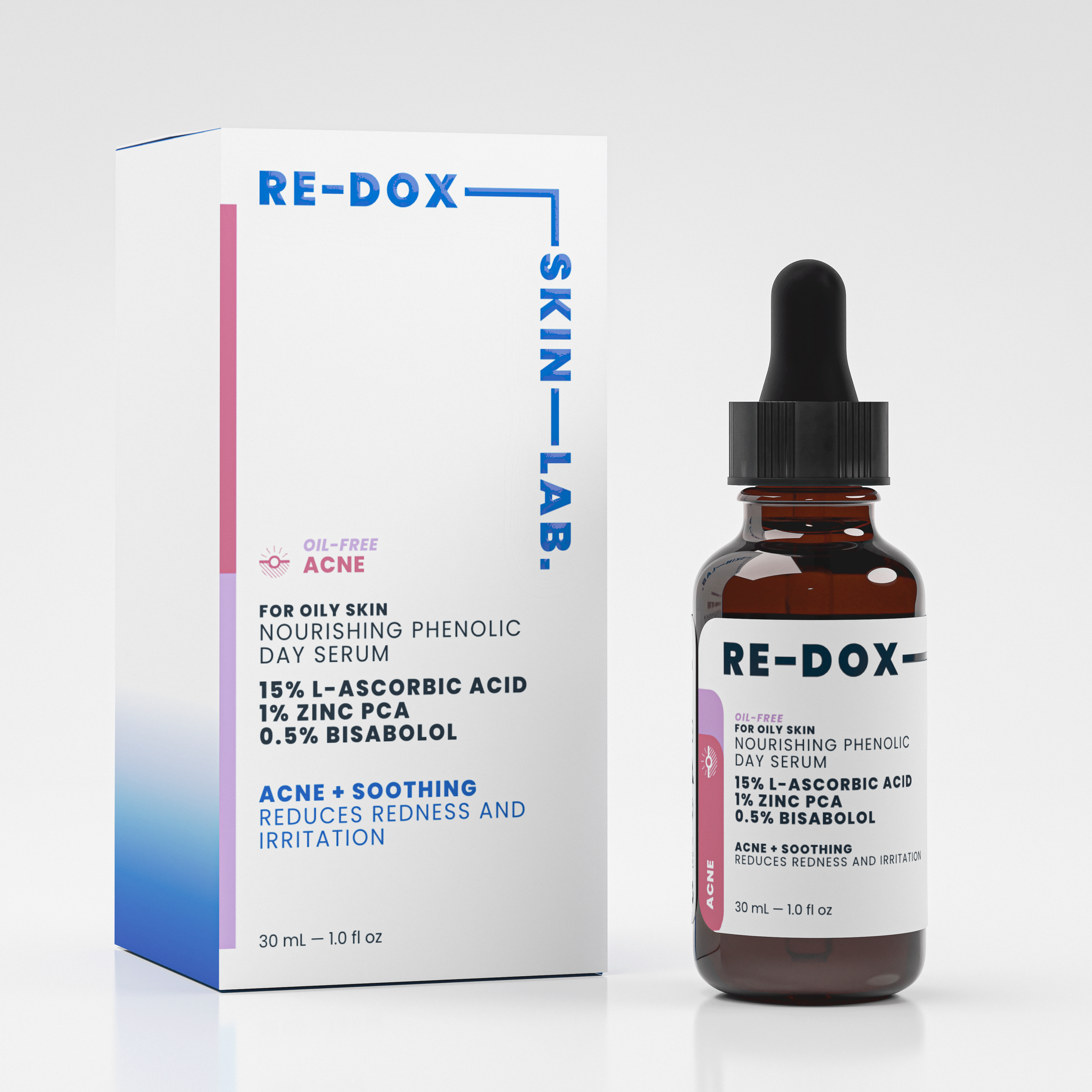 RE-DOX Nourishing Phenolic Day Serum – Acne 30mL