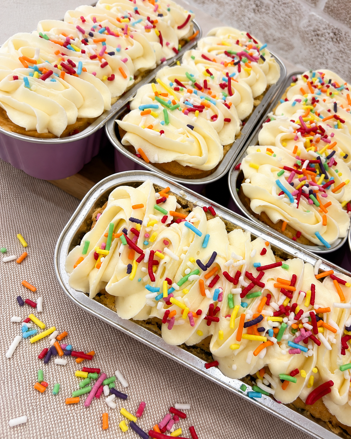 6x Vanilla Funfetti