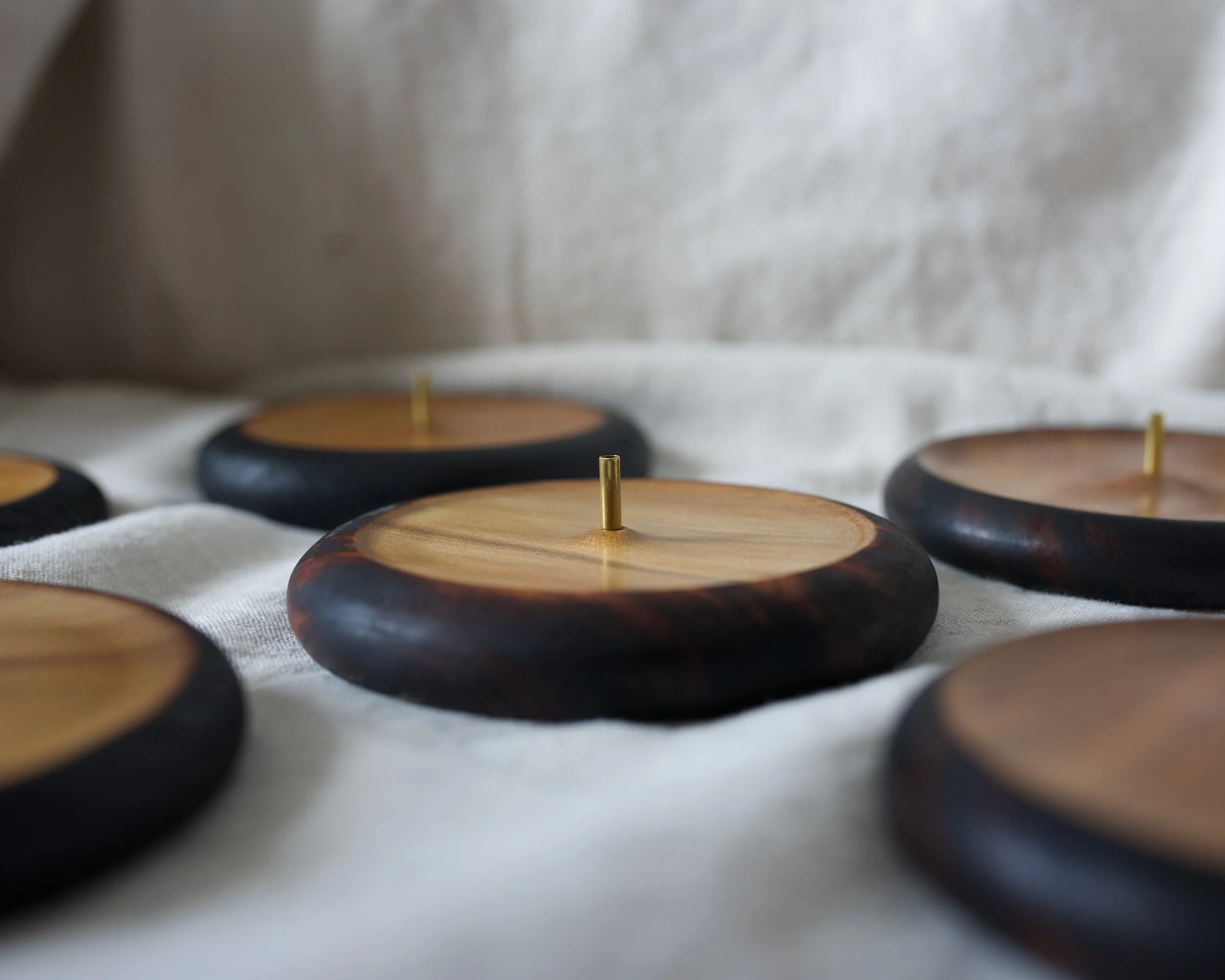 Charred Incense Holder