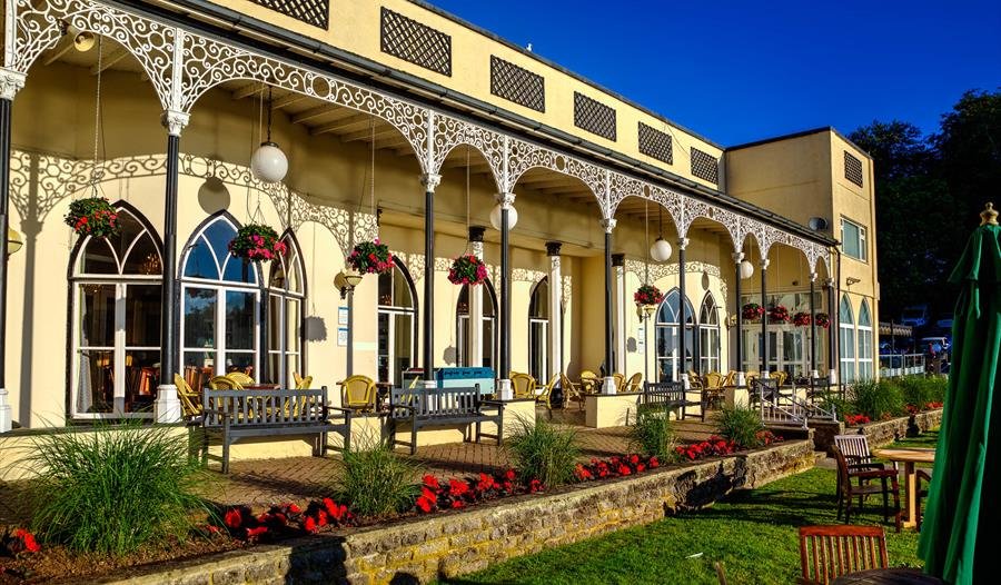 One of our hotels that we use is the fabulous Langtsone Cliff Hotel in Dawlish, Devon.