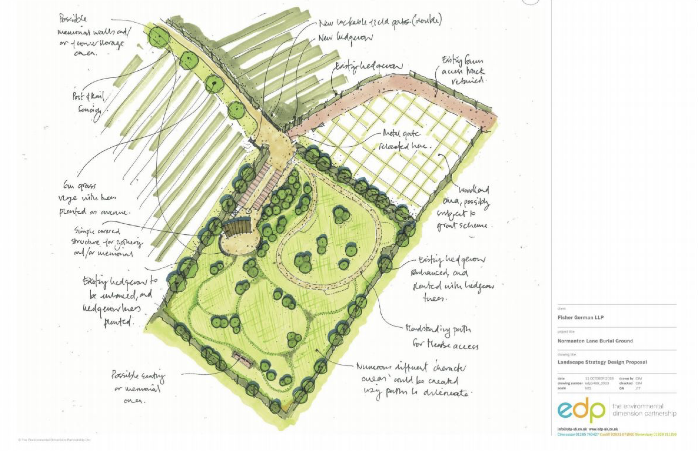 Castle View Farm gains planning permission for natural burial ground.