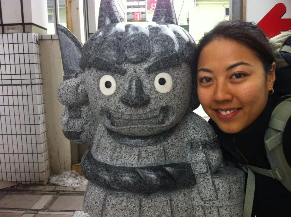 me and namahage - Janine Louie.jpg