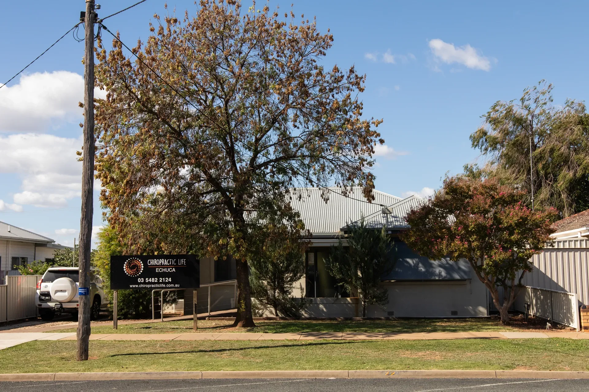 Street view of Echuca Spine Studio at 22 Hare Street Echuca