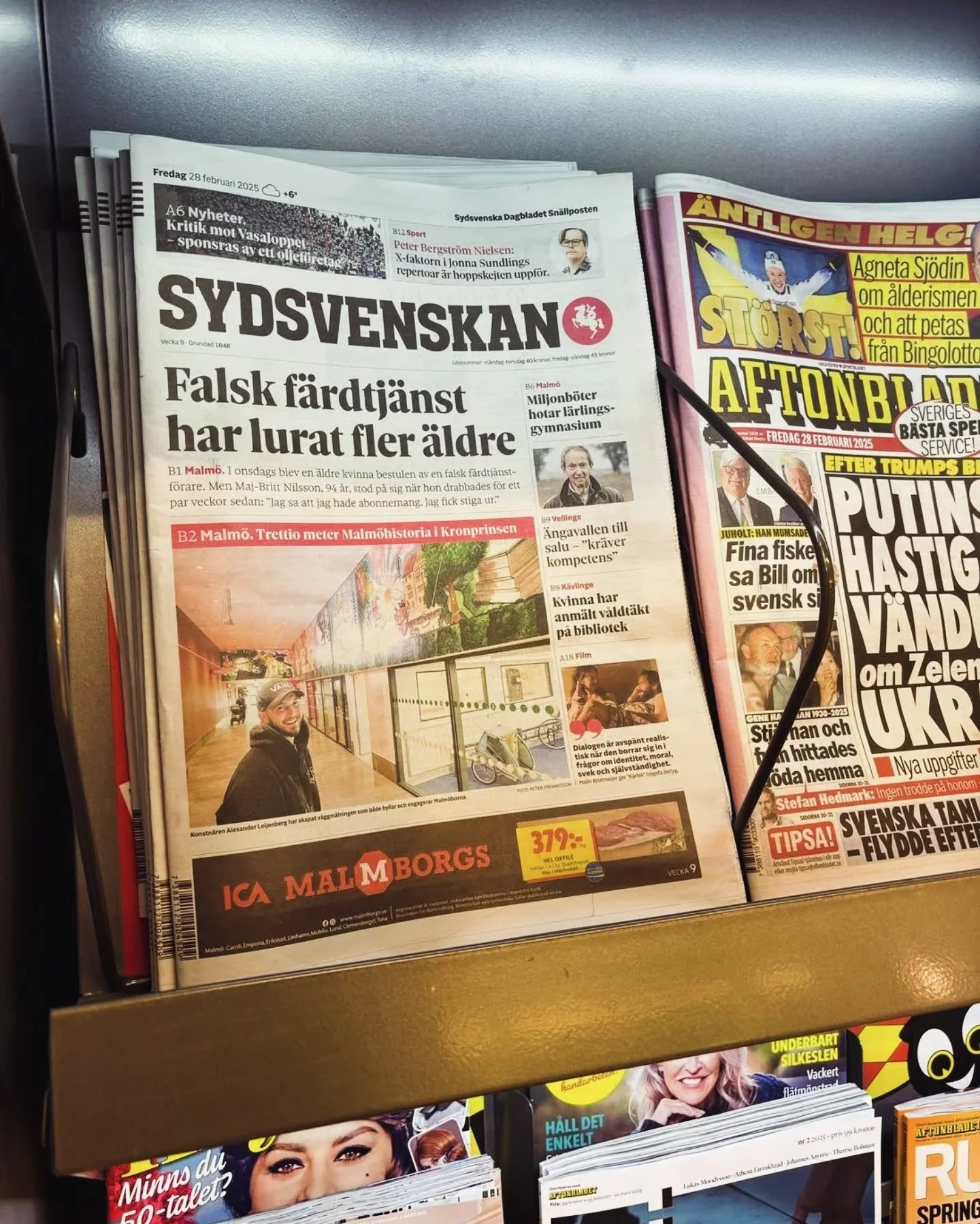 Sk&aring;ning &auml;nda in i hj&auml;rtat, s&auml;ger han utan att tveka. Stort tack f&ouml;r den fina artikeln! @sydsvenskan @dygnetrunt stort tack ocks&aring; till @kronprinsen.malmo f&ouml;r det otroligt fina uppdraget!