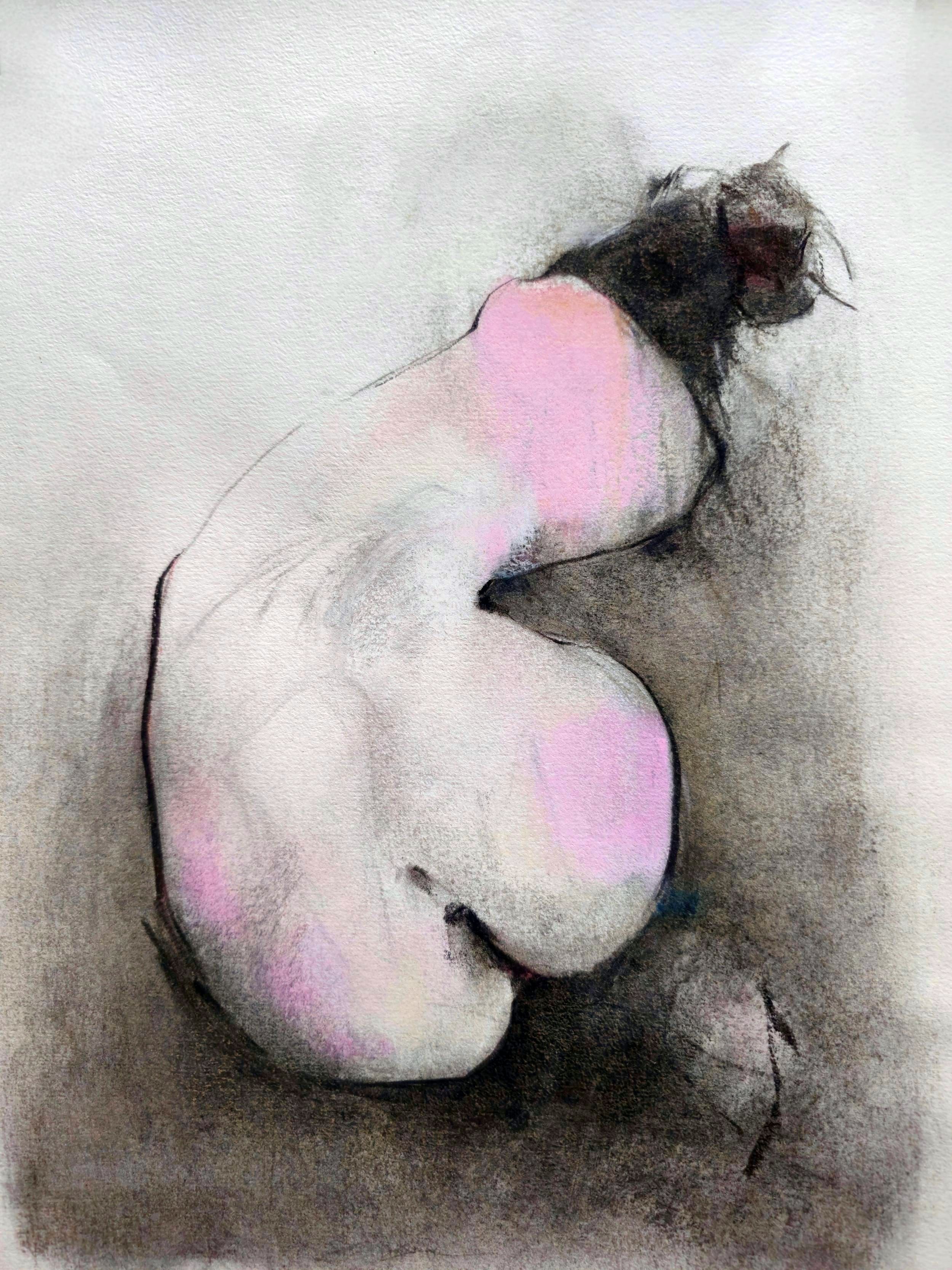 2022 | Charcoal on paper | 30 × 42 cm | Artist collection | Model: xelalexelaaa