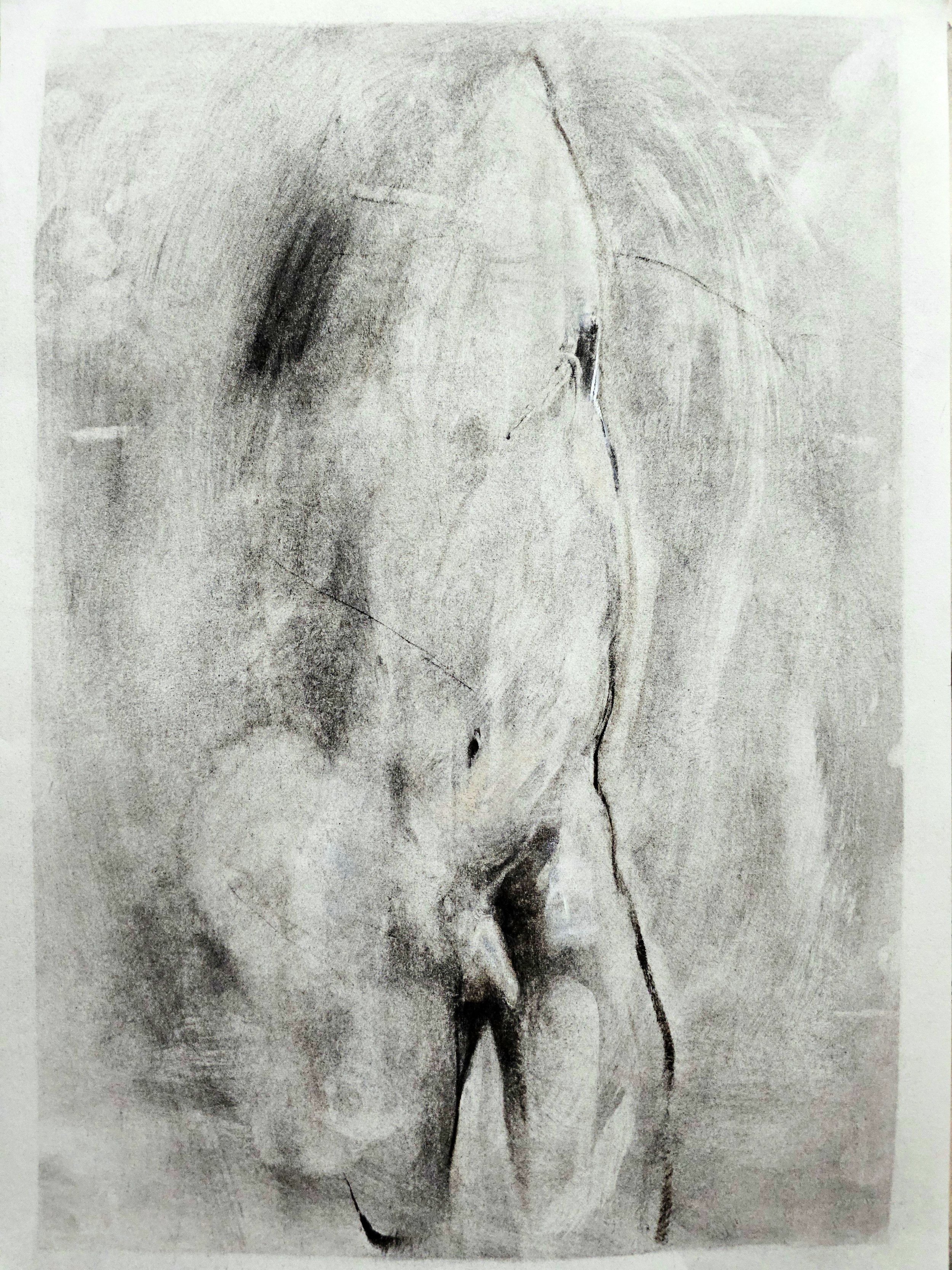 Study from the Ecstasy session that started the inquiry. Model: andrea.morani_lifemodel