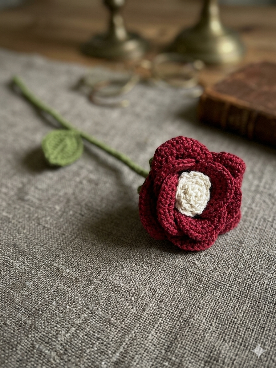 Crimson Frost Rose