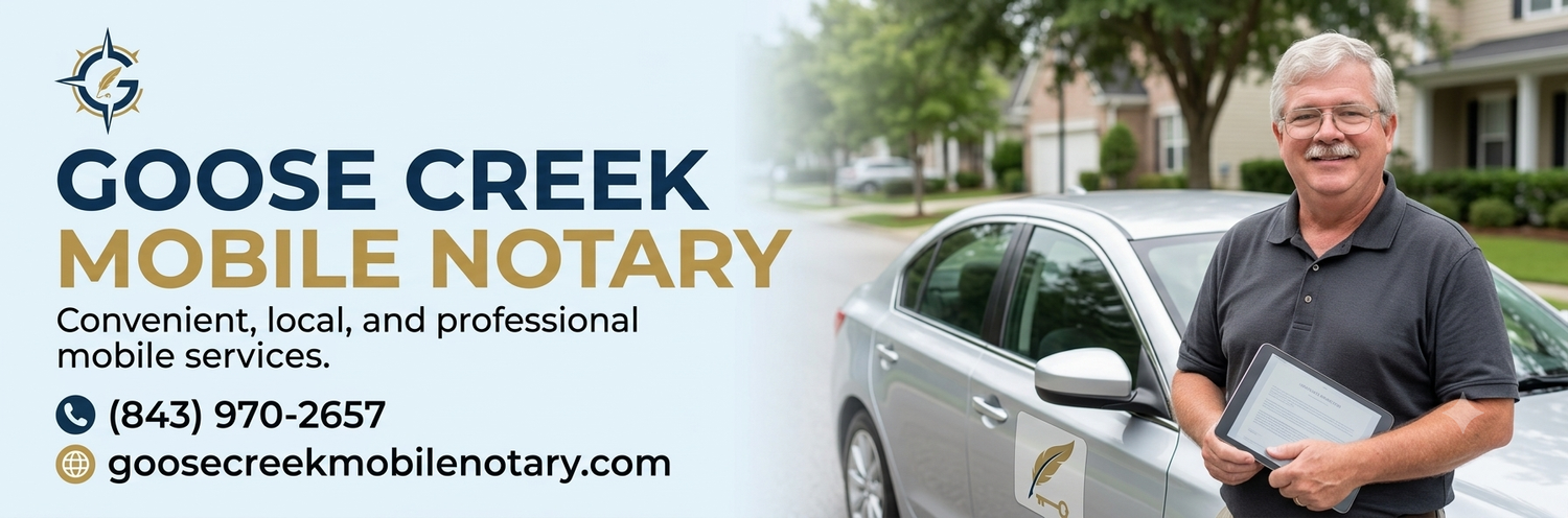 Goose Creek Mobile Notary 
