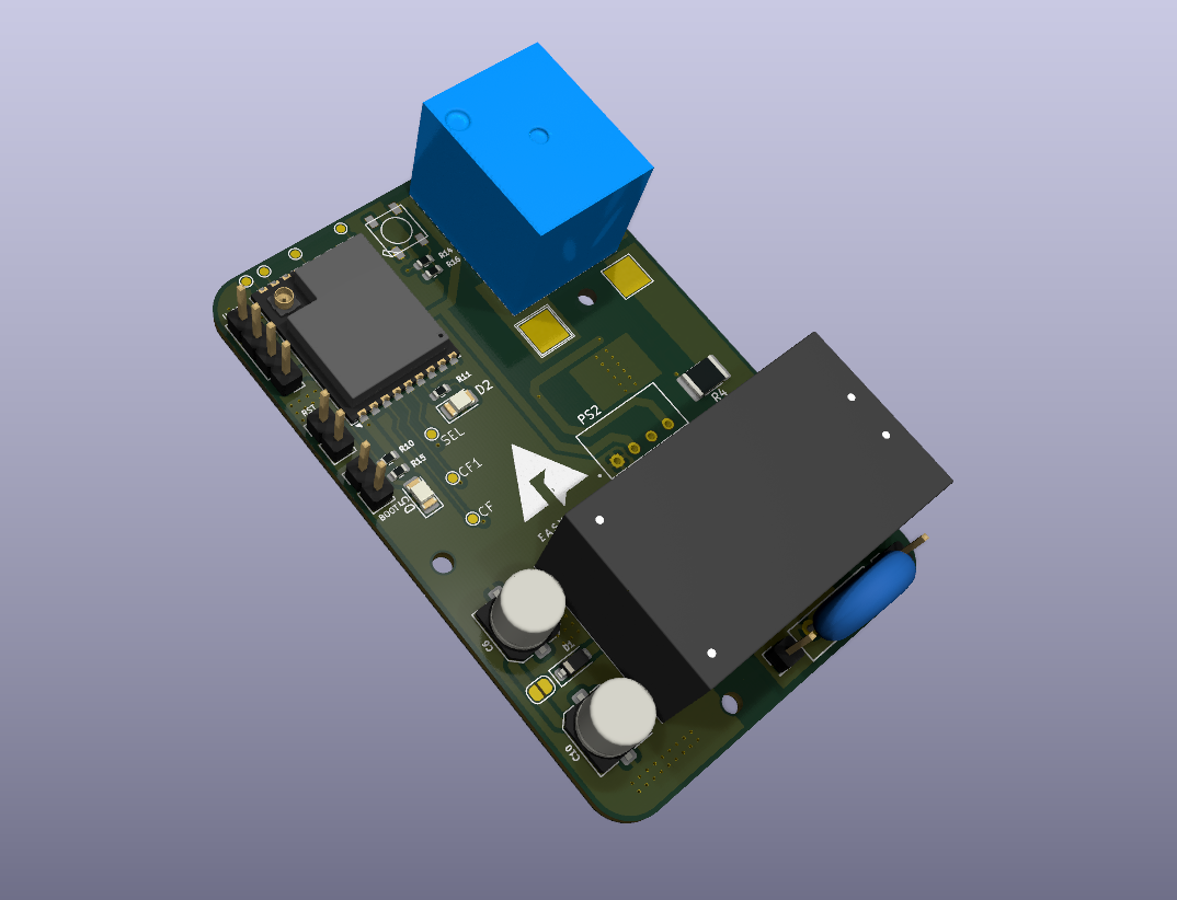 PCB top view