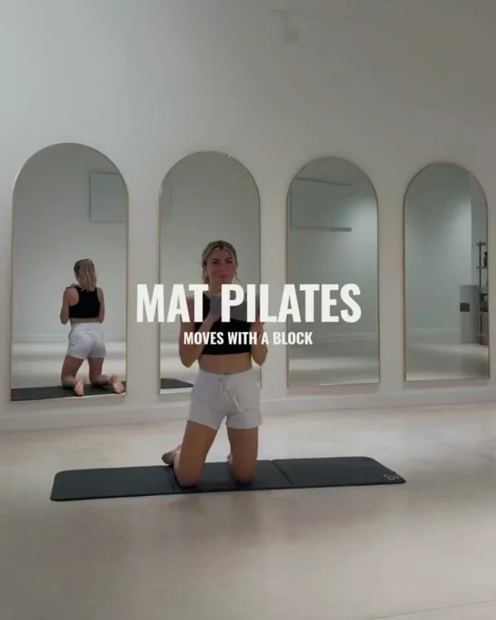 One prop, endless possibilities!

A yoga block is one of our favorite ways to level up a mat Pilates workout. It can challenge your stability, create more awareness, and make familiar movements feel brand new.

Swipe through for a few exercises to ad