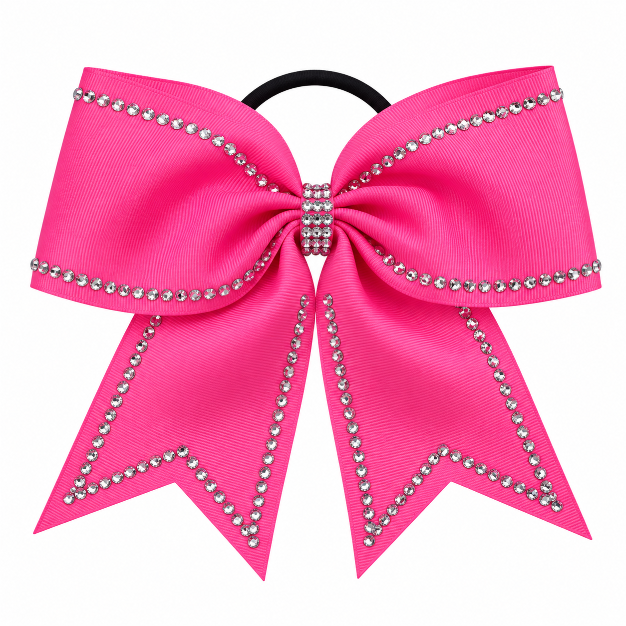 Pink Studded Bow
